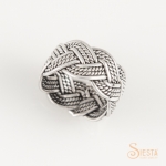 Sterling Silver Braided Ribbon Ring